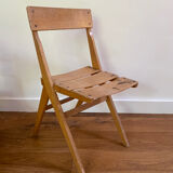Scandinavian vintage wooden chair for children