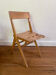 Scandinavian vintage wooden chair for children