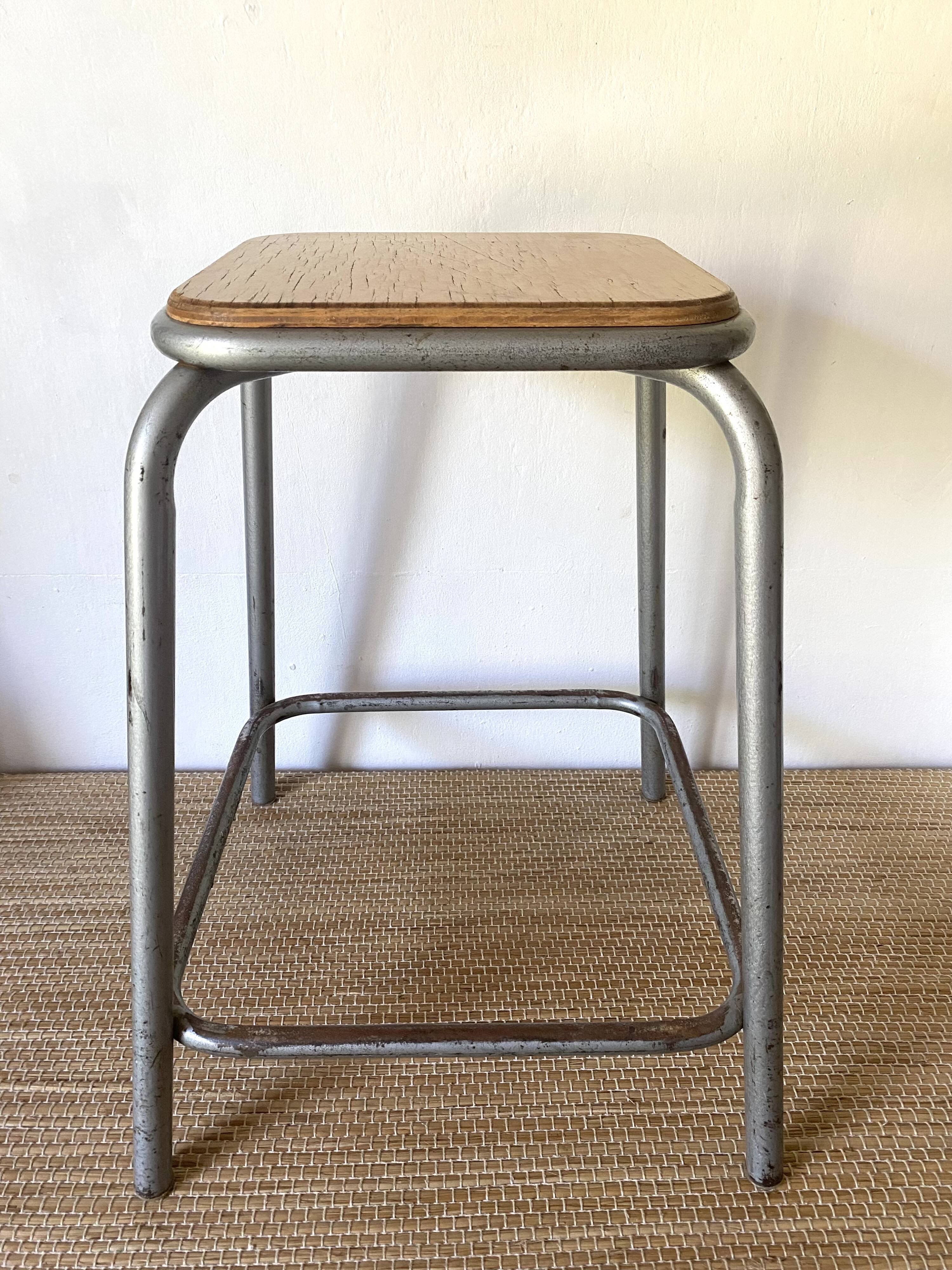 Tubular industrial stool