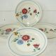 Lot 4 plates old dessert Lunéville Art Nouveau
