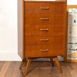 Vintage chiffonier with compass feet -