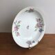 Round Hollow Dish in Limoges Porcelain Signed PCL Fleur