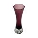 Ingrid Glashütte "Lord Nelson" burgundy vase, Germany 1960s