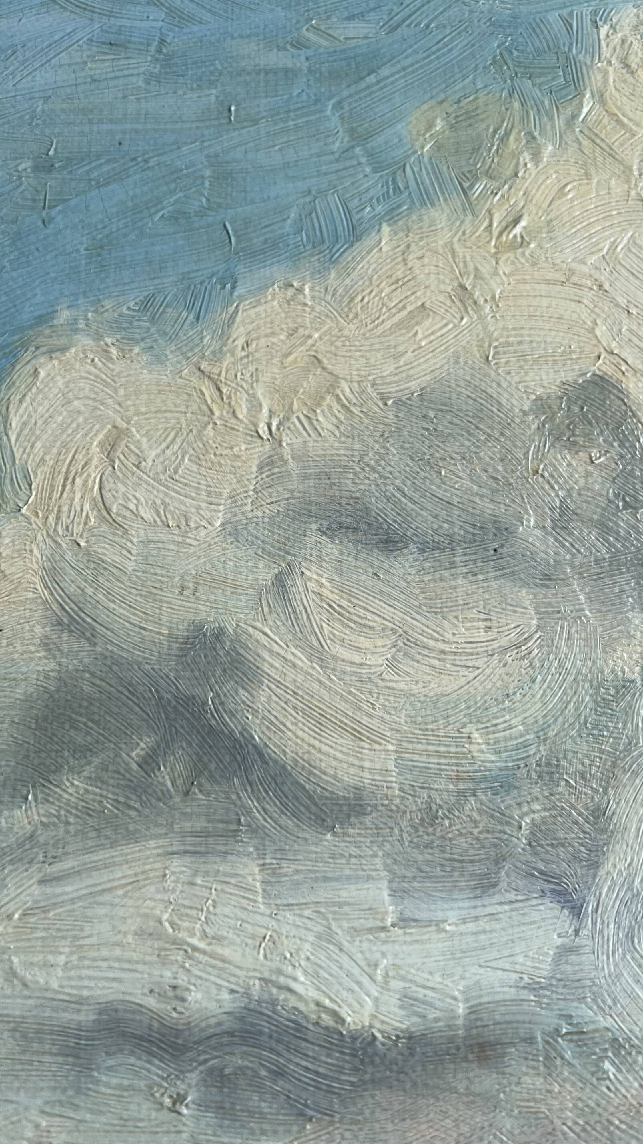 Painting, oil on canvas, signed, impressionism 1930s