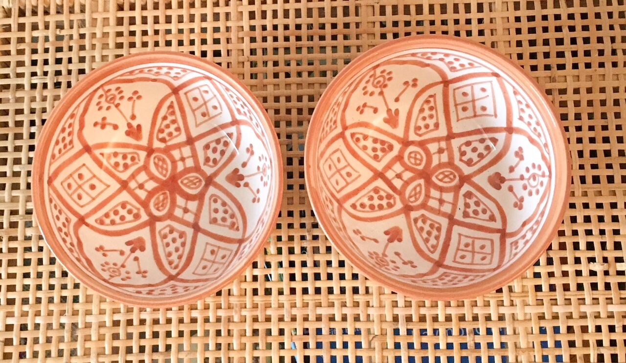 Moroccan ceramic bowl D: 15 cm