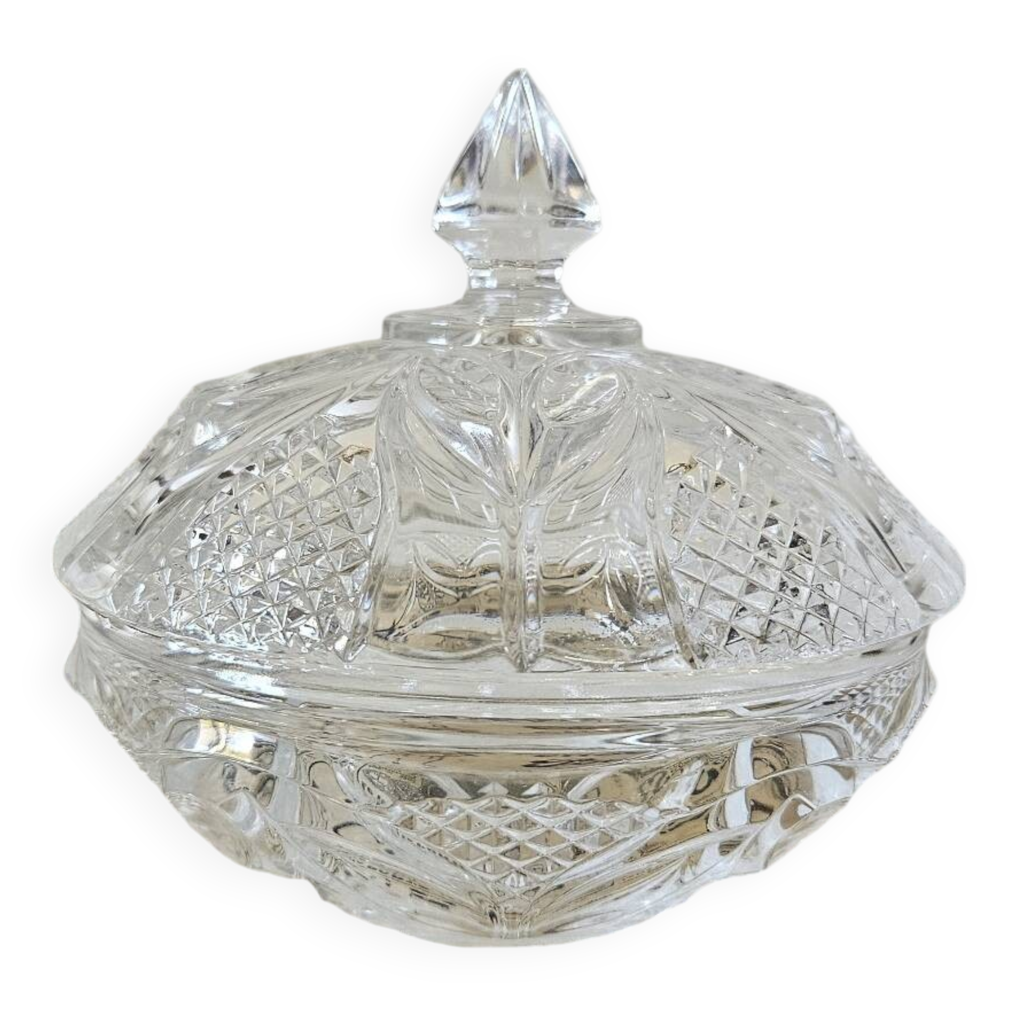 Vintage crystal candy box