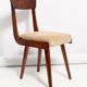 Mid-Century Gazelle beige chair in wood, Europe, 1960s