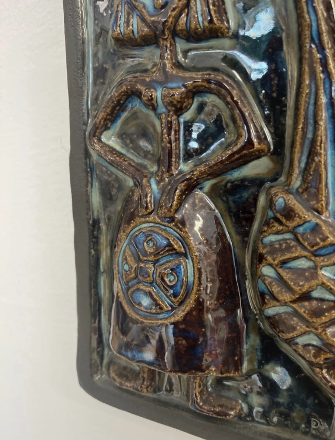 Ceramic Wall Plaque from Søholm Denmark