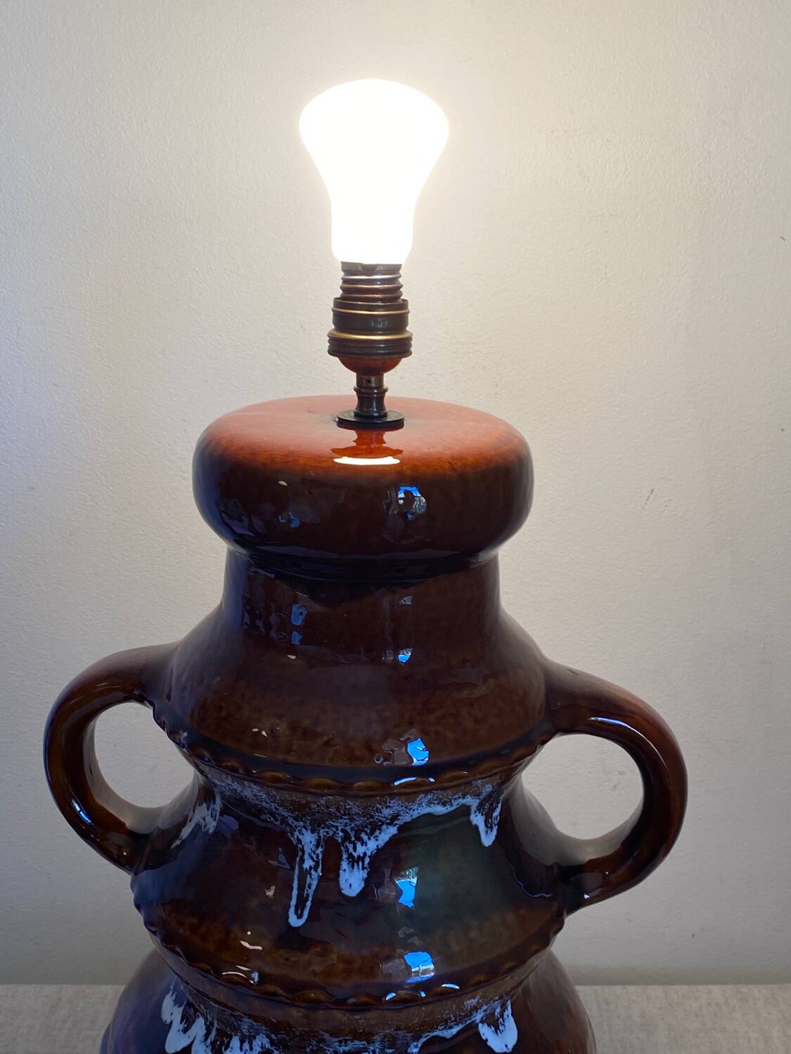 Fat lava type ceramic floor lamp