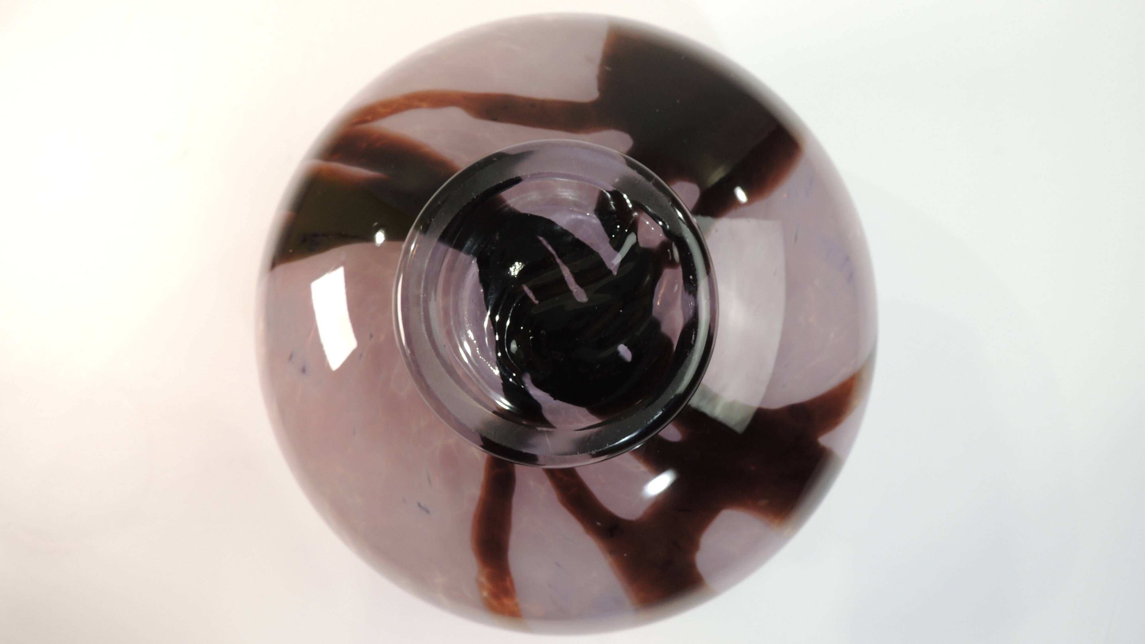 Blown glass vase / Antique Murano style glass vase