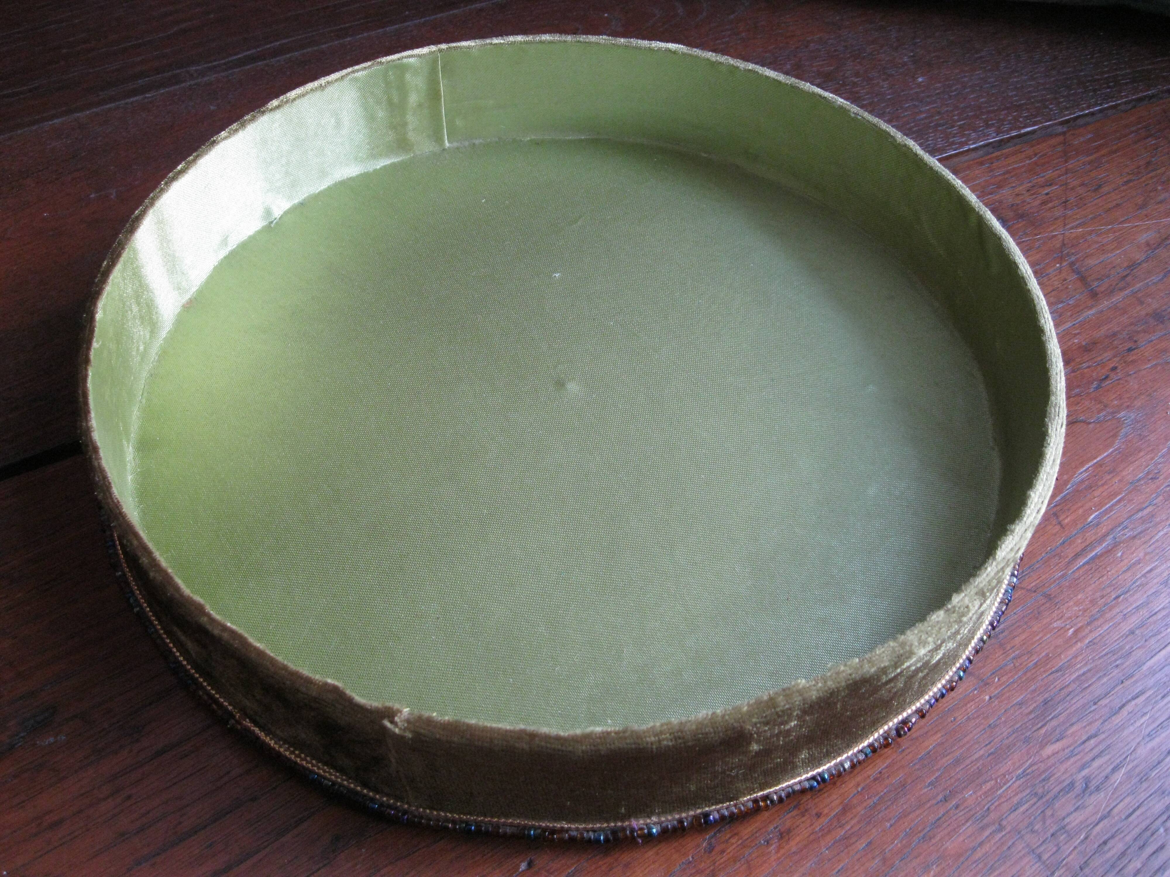 Box fabric fabric velvet beads