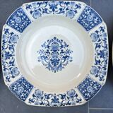 6 Terre de Fer Gien Ibis plates