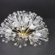 Brass Starburst chandelier by Emil Stejnar, Austria, 1960s