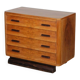 Walnut chest of drawers, 20th-century work