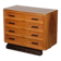 Walnut chest of drawers, 20th-century work