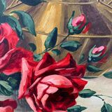 Ancienne peinture de roses