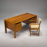 Mid-Century Teak Freestanding Desk from GV Møbler, 1960s