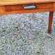 Oak writing table with spindle legs, early 20th century