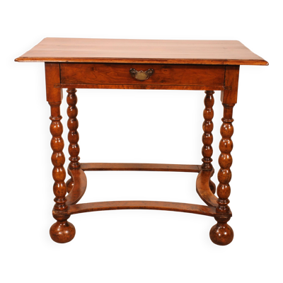 Petite Table à écrire/ Table d'appoint En Noyer-17° Siècle