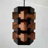 Danish copper pendant light from the mid-century by Lyfa, 1960s.