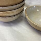 Set of 5 marsh sandstone bowls