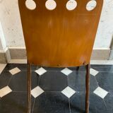 Series of 6 stackable industrial chairs, Roland Rainer for Emil & Alfred Pollak, ca 1950