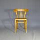 Série de 4 chaises Thonet Art déco bistrot blondes 1930