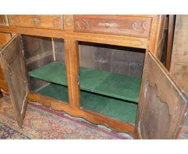 Bahut dresche en chêne 3 portes