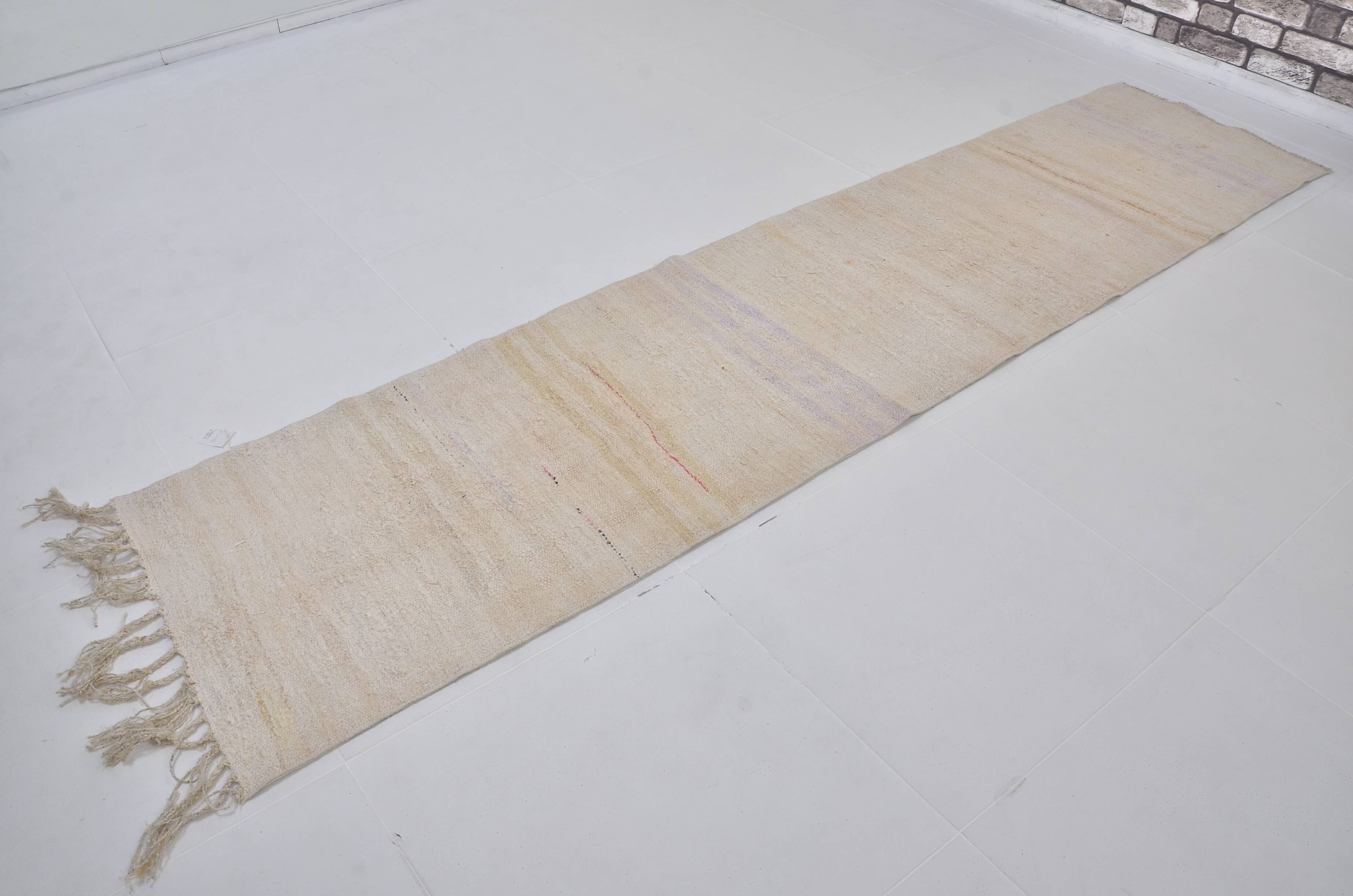 Vintage Turkish Hemp Kilim Runner sku3982