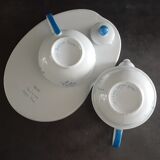 Teapot and cup on tray