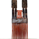 Peigne de décoration en bois massif du Ghana