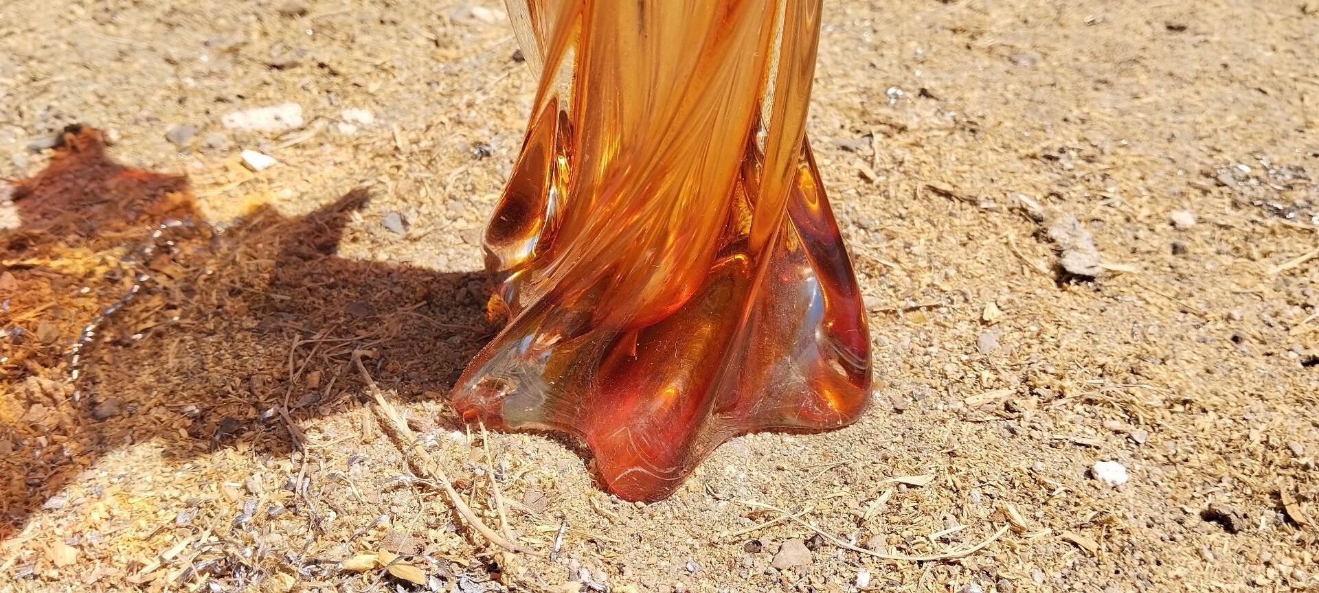 Murano glass vase