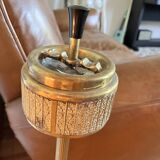 Ashtray roulette ashtray Schleuderascher chiseled brass