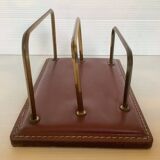 Leather mail holder