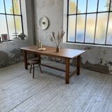 Table de ferme en chêne 2m
