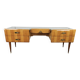 Commode en érable et verre du milieu du siècle des années 1950