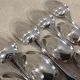 10 silver plated soup spoons, Christofle Vendome, 20.6 cm