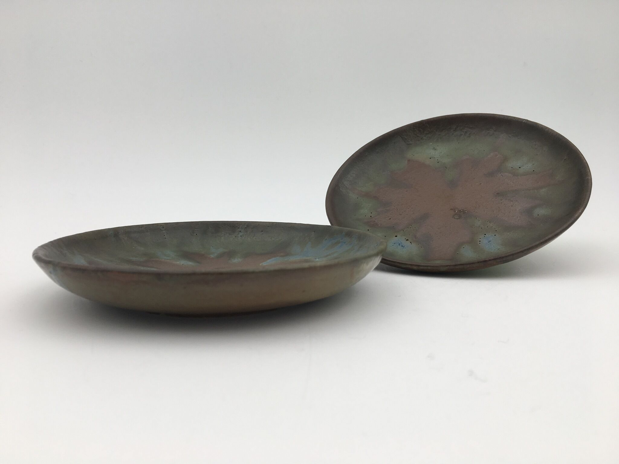 Charles GREBER (France) - Ancient flaming sandstone cups - Circa 1910