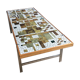 Mid-century rectangular glass mosaic coffee table by Berthold Müller for Oerlinghausen