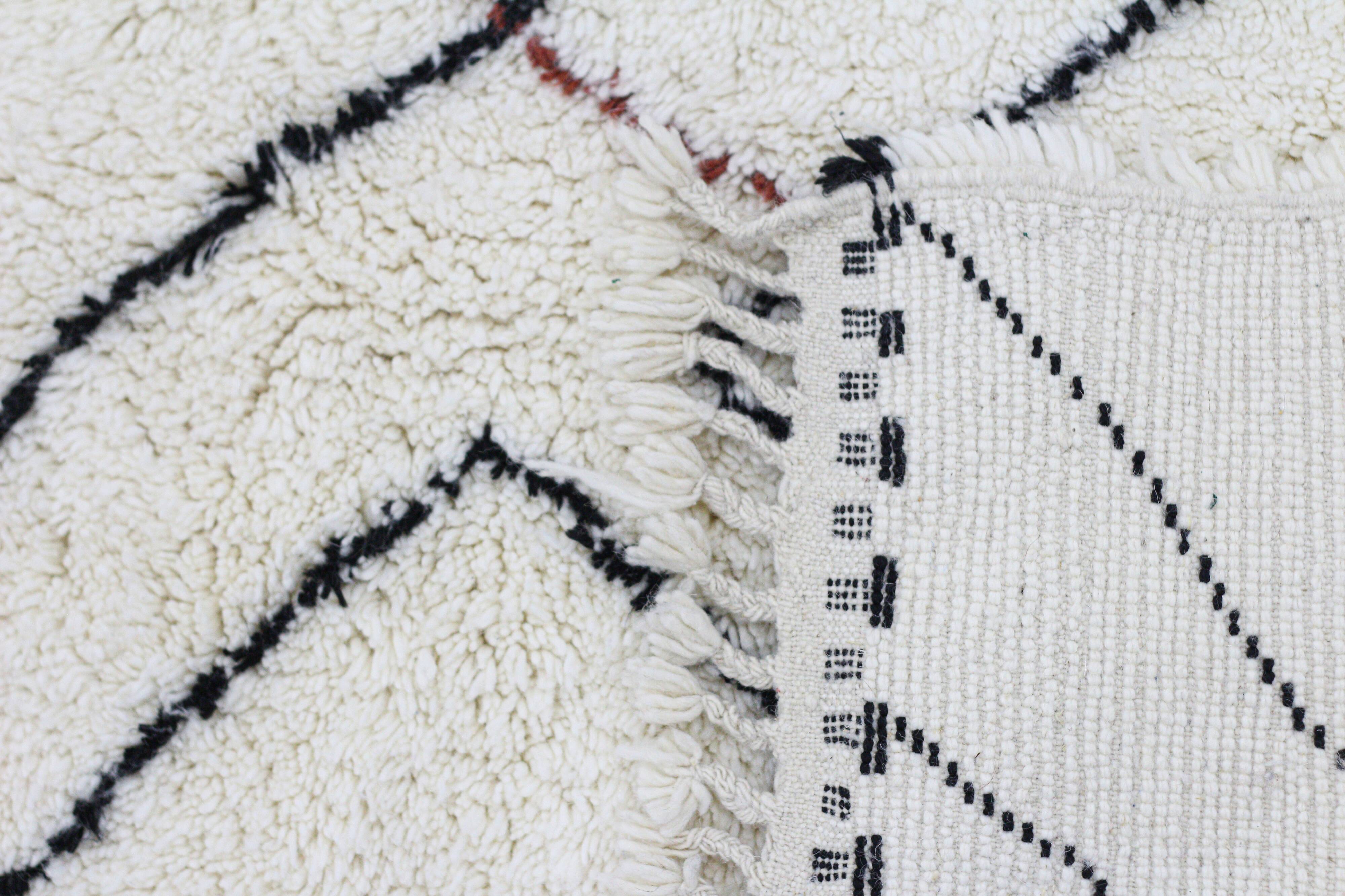 Handmade Berber carpet 245cm/184cm