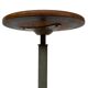 Vintage industrial workshop stool work stool adjustable in height 60's design