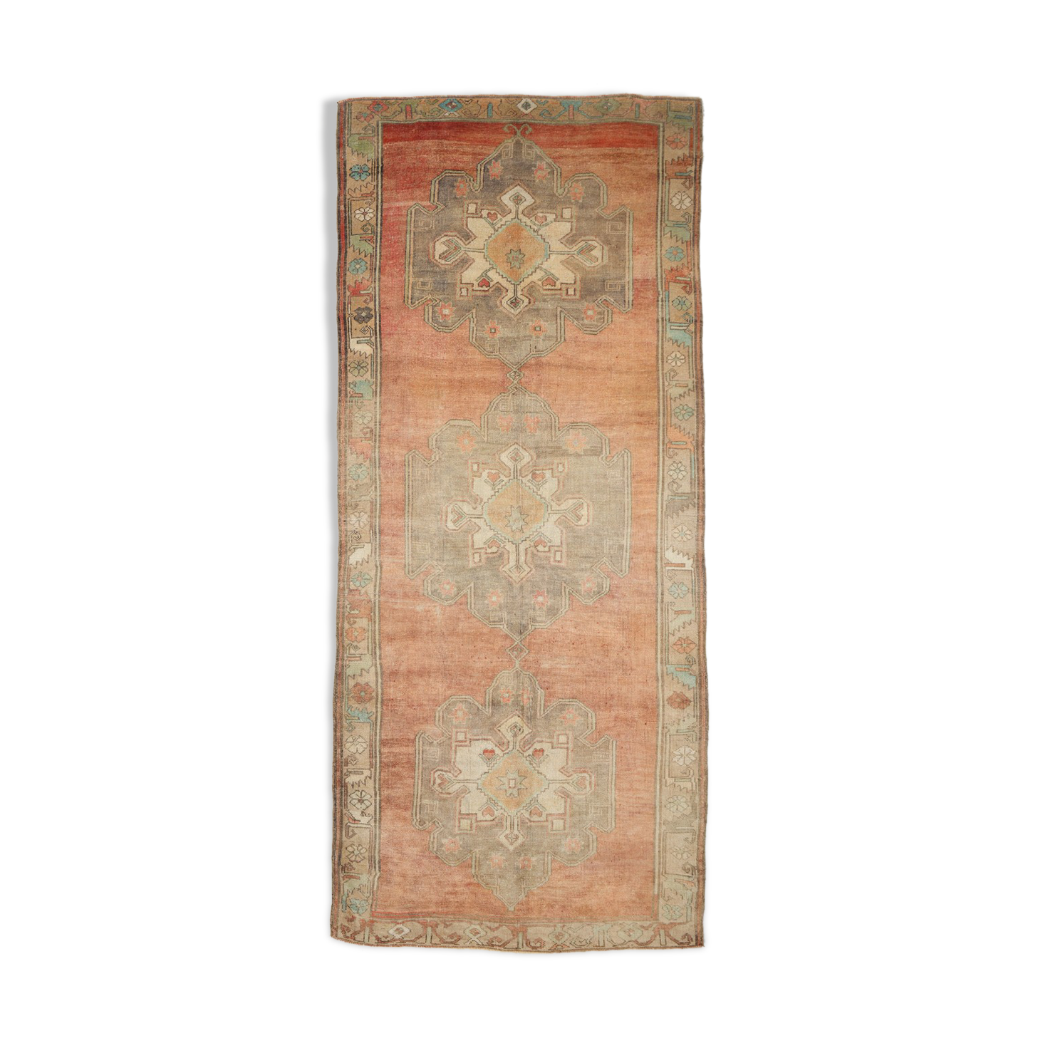 5x11 handmade wool oushak rug 344	x151cm