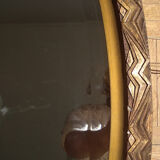 Art deco oval mirror - 81x48cm