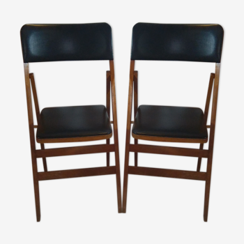 Paire de chaises des années 70