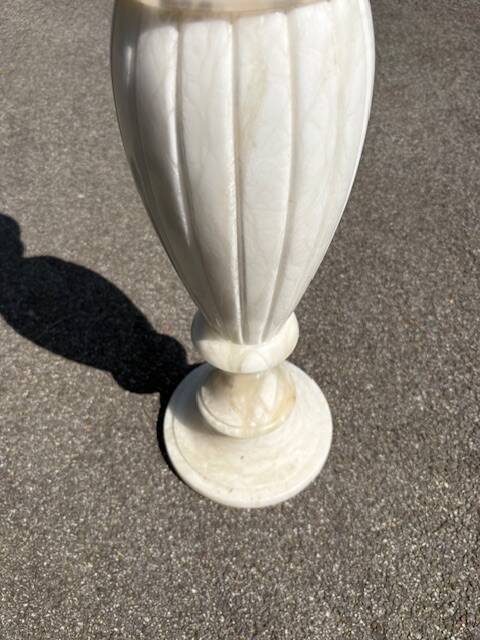 large ancient marble column