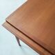 Table danoise en teck Hundevad, 1960