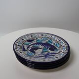 Tunisian fish plates, circa 1970