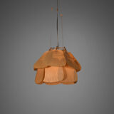 Beautiful Uchiwa 'Ju Yon' chandelier by Ingo Maurer for M Design, 1970s