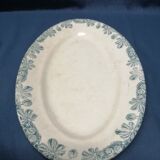 Oval porcelain dish