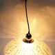 Suspension Peill & Putzler glass molded effect ice